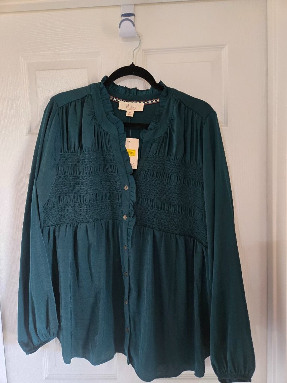 Westbound green blouse size extra large new with tags